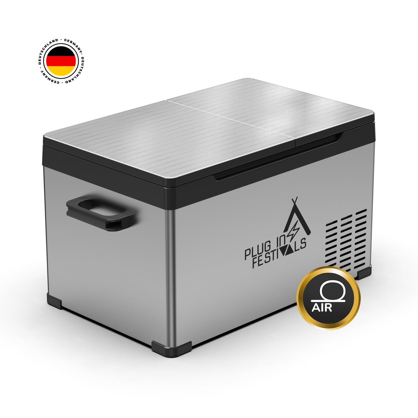 DUAL IceCube Plug-in Festivals Kompressorkühlbox 2 Kühlbereiche mit App-Steuerung