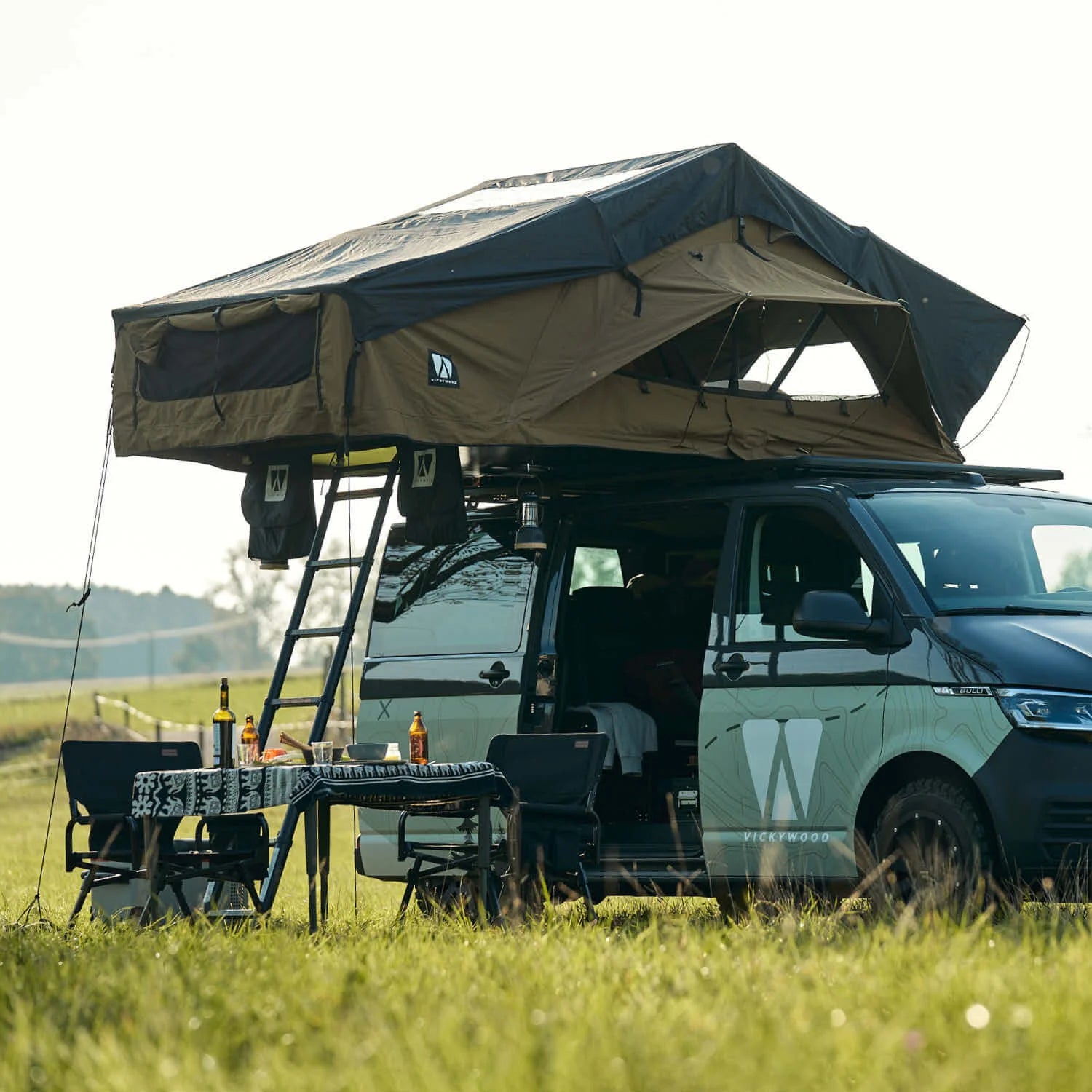 vw t6 mit dachzelt Klapp-Dachzelt BIG WILLOW