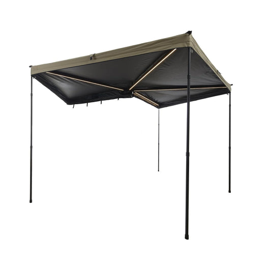 Auto Seitenmarkise 270° 2m sand Vickywood