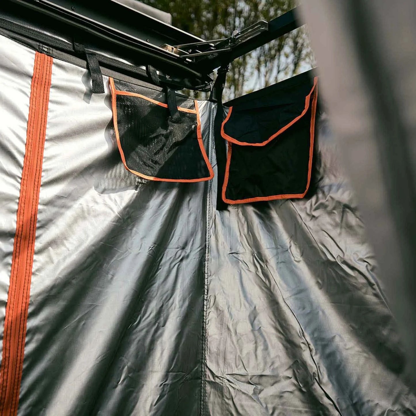 Duschzelt mit Regenhaube 100cm schwarz Vickywood