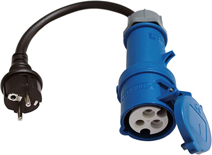 CEE ADAPTER Schuko Stecker Kupplung 230V