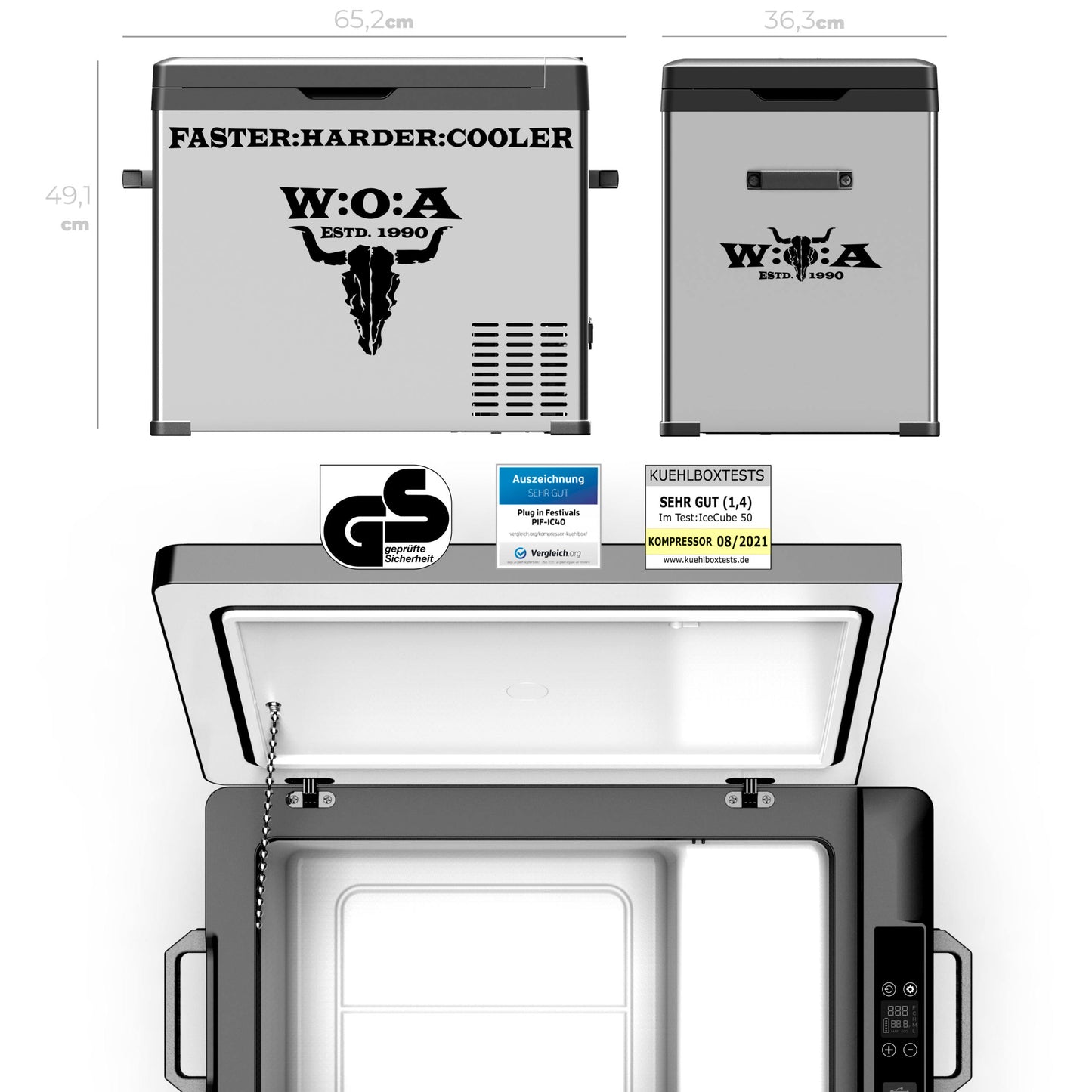 IceCube Plug-in Festivals Kompressorkühlbox mit App-Steuerung NEUE VERSION