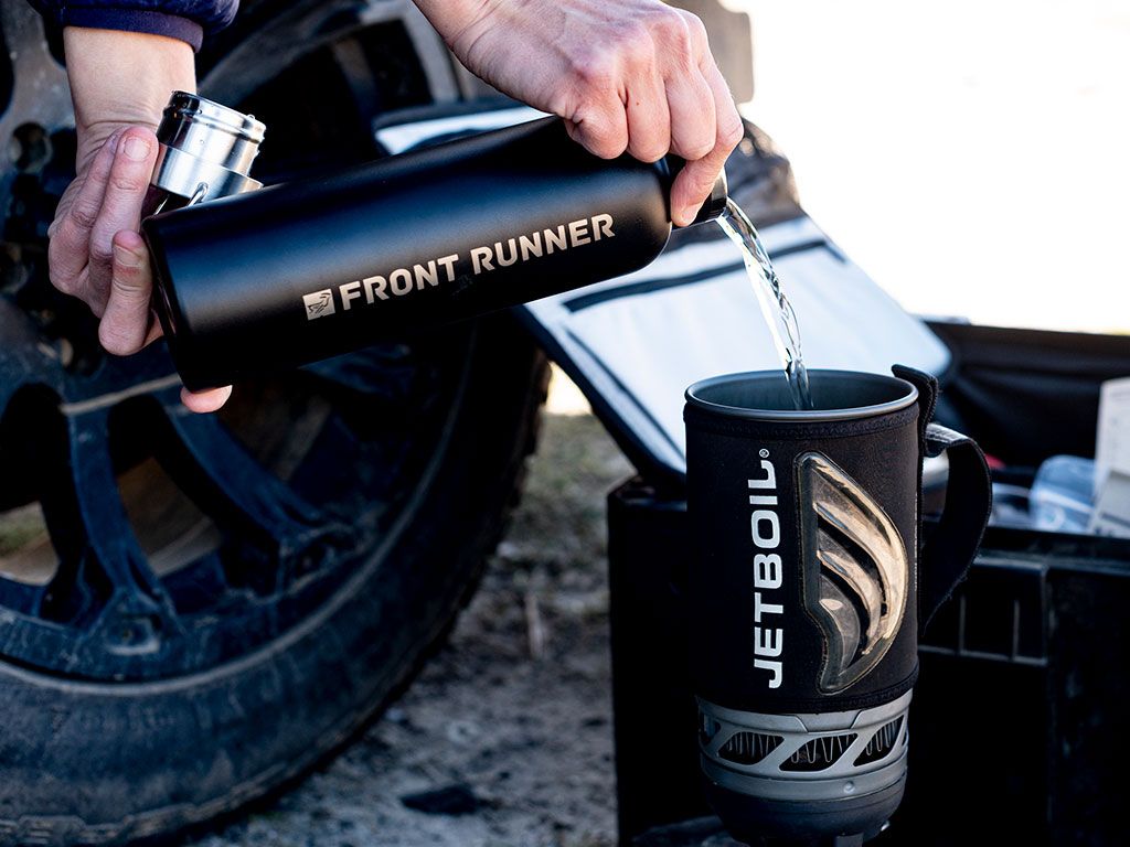 TRINKFLASCHE “ADVENTURETEMP”/SCHWARZ – VON FRONT RUNNER