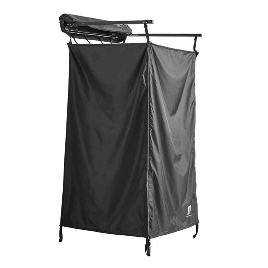 Duschzelt mit Regenhaube 100cm schwarz Vickywood