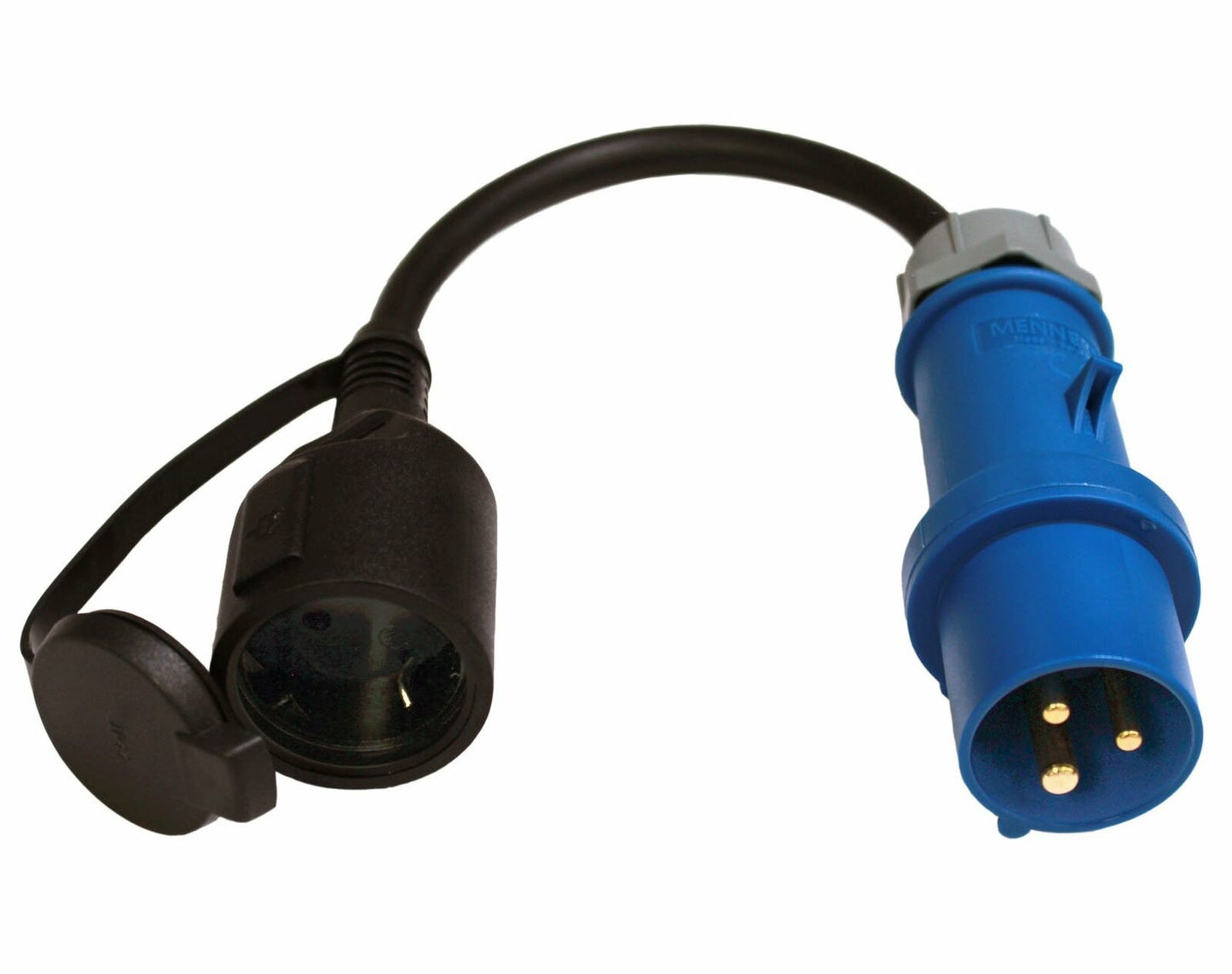 CEE Adapter Schuko Kupplung MENNEKES Stecker 230V Camping