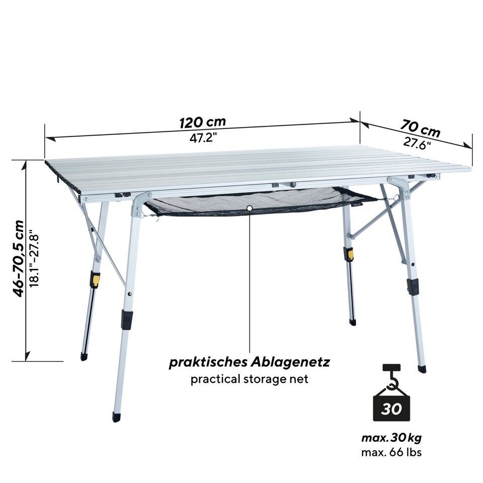 Campingtisch Uquip Variety